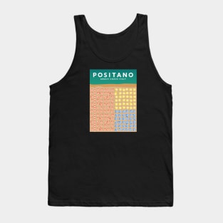 Positano, Amalfi Coast, Italy Travel Poster Tank Top